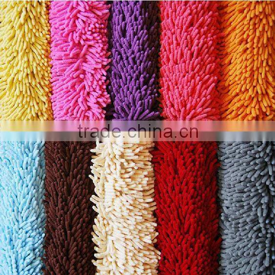 60x90cm Chenille Waterproof Microfiber Removable Shaggy Floor Mats