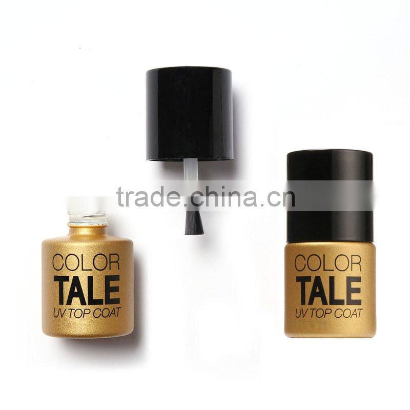 Acrylic one step gel thermal oil based top coat nail polish private label