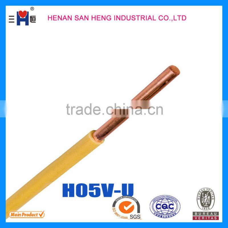 2.5mm 450/750V PVC insulated copper wire , electric house wire , cable wires