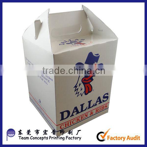 cheap fried chicken and chip take away box made in china