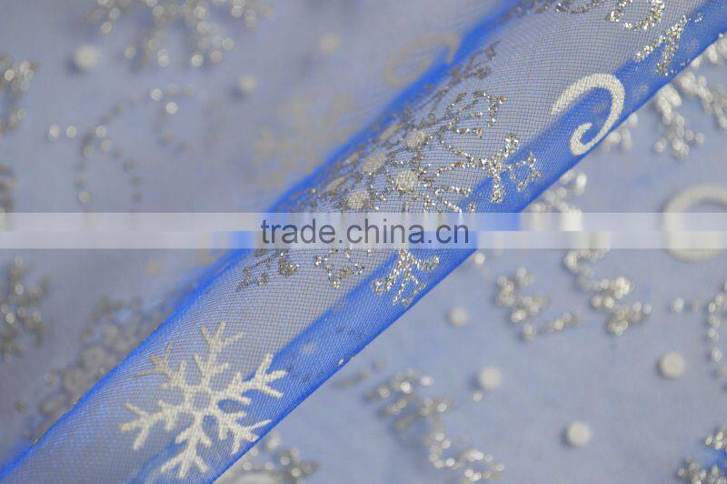 Organza Bronzing Fabric Two-tone for Decoration DSN212