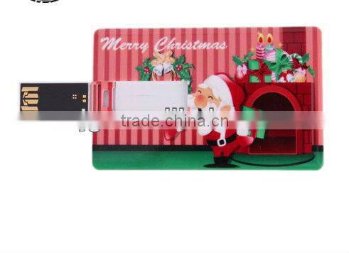 Credit Card USB Flash Drive for Christmas Gift