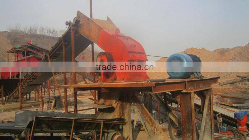 Advanced PC400X600 capacity 8tons to15tons per hour mining hammer crusher,hammer mill