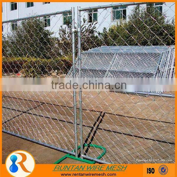 factory for construction hot dipped galvanized steel temporary fence