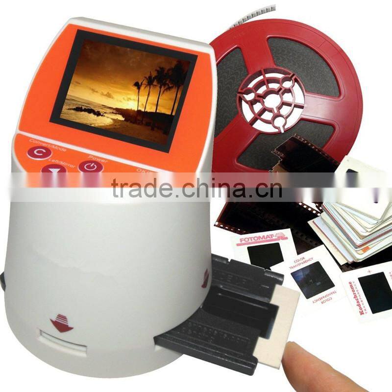 14MP Stand-alone high resolution film scanner 2.4" color screen 7-in-1 films supported film scanner