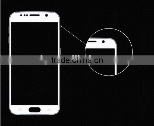 glass film, Tempered Glass Full Cover Color Silk Printing Screen Film, for Samsung galaxy S6 glass screen protector