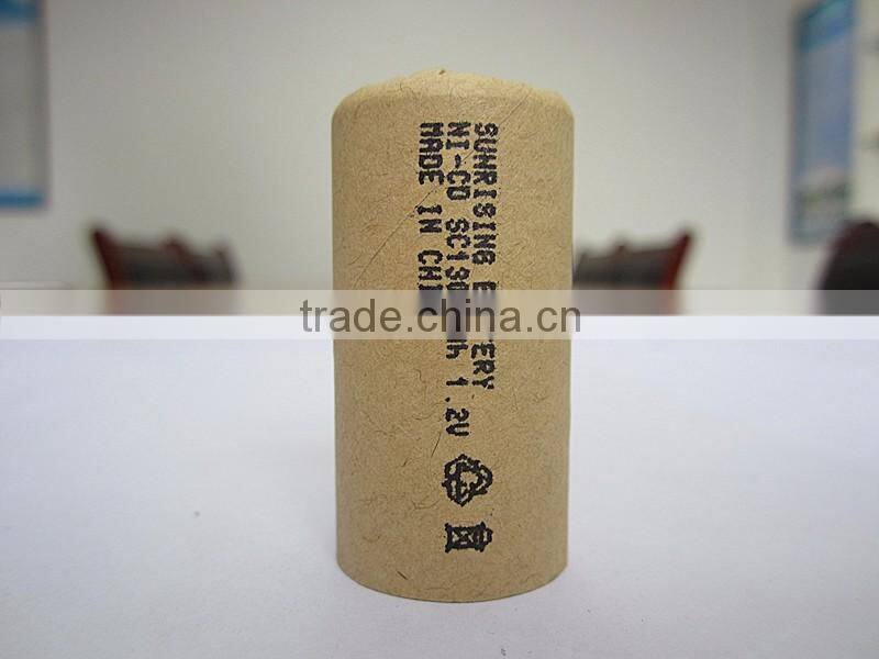 Ni-Cd Rechargeable battery sc1300 ni cd battery pack