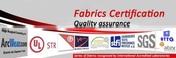 china manufacturer twill fireproof overall fabric for firefighters garment