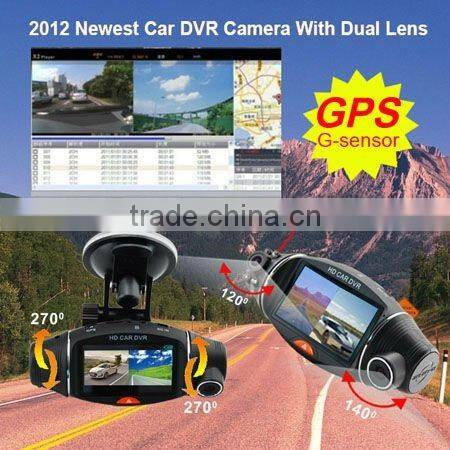 2.7 inch vehicle camera dvr + gps data logger