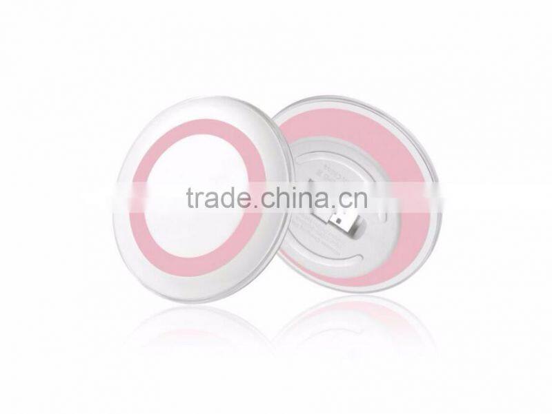 New design mini UFO shape Qi wireless charger