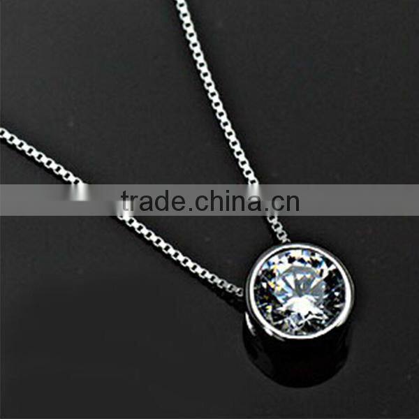 New polishing hip hop round pendant design baby chain pendant