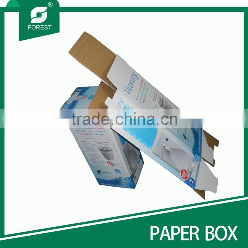 FOLDABLE PAPER BOX WITH LIGHT PRINTING