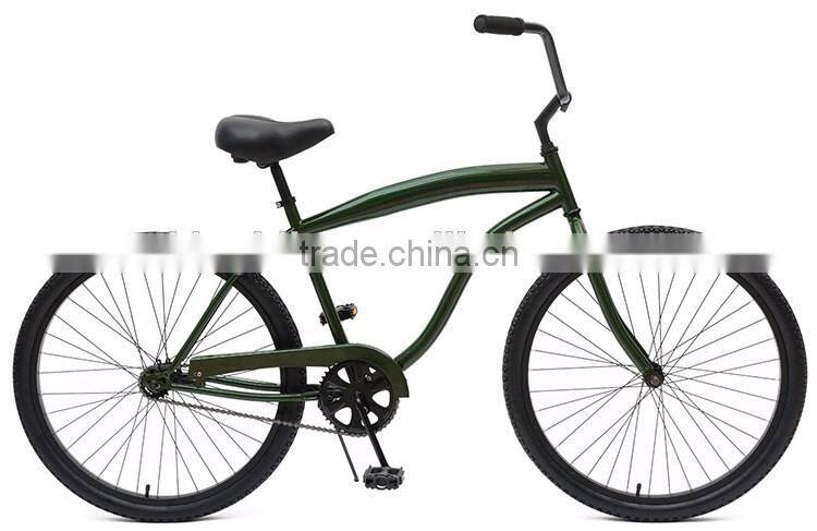 dark green beach cruiser/popular cruiser bike/26 beach cruiser bicycle frames KB-BC-Z39