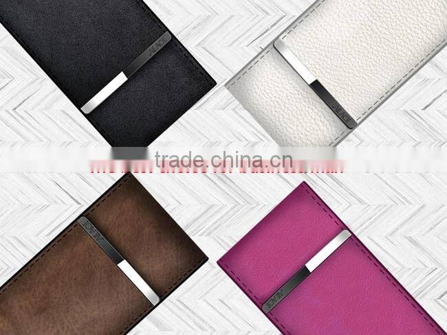 2016 outdoor leather power bank battery charger for mobile