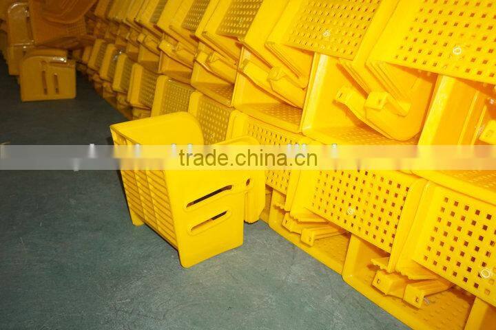 20LT BB20 Single plastic cleaning mop wringer bucket with divider and wheels