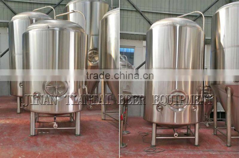 1000L stainless steel bright tank with cooled jacket for beer maturing and serving