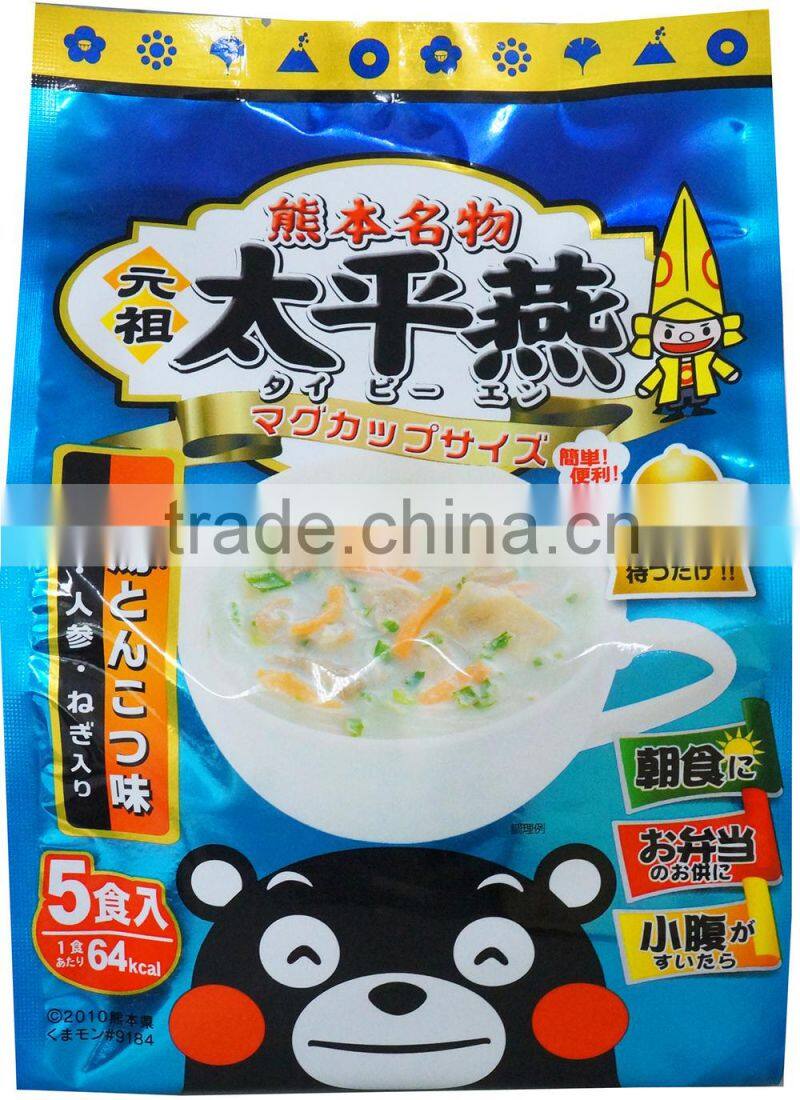 Japanese healthy noodle Bean thread noodle soup 'Tonkotsu' pork bone soup flavour