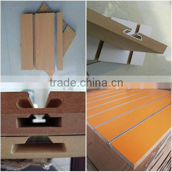 melamine mdf slatwall