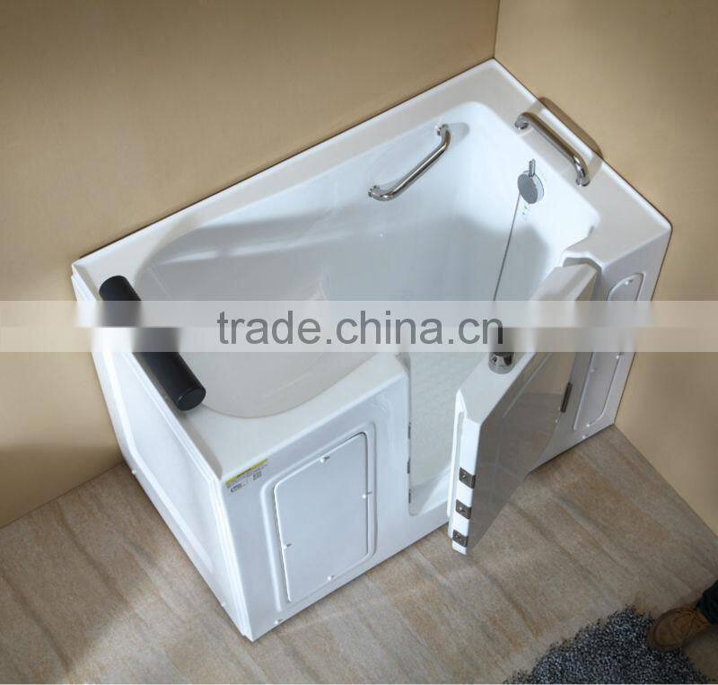 2016 HOT Portable walk in tub ,large size acrylic bathtub