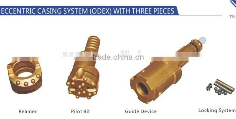 Water well/geothermal/micro piping---ODEX90/115/140/165/190/240/280 overburden drilling system
