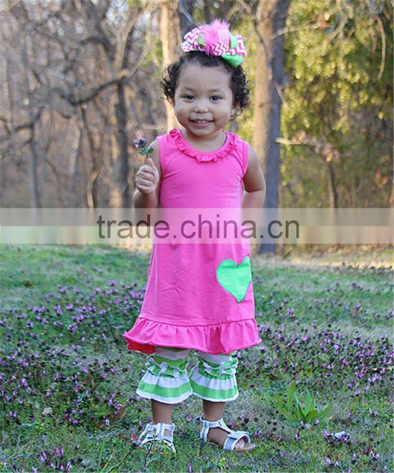 2016 newest fall children long sleeve dress boutique floral print multicolors ruffles lap dress outfits