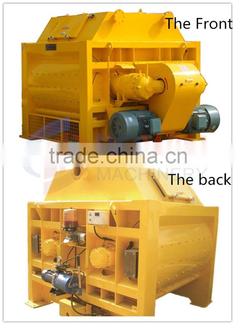 erliable performance good quality JS concrete mixer 2m3