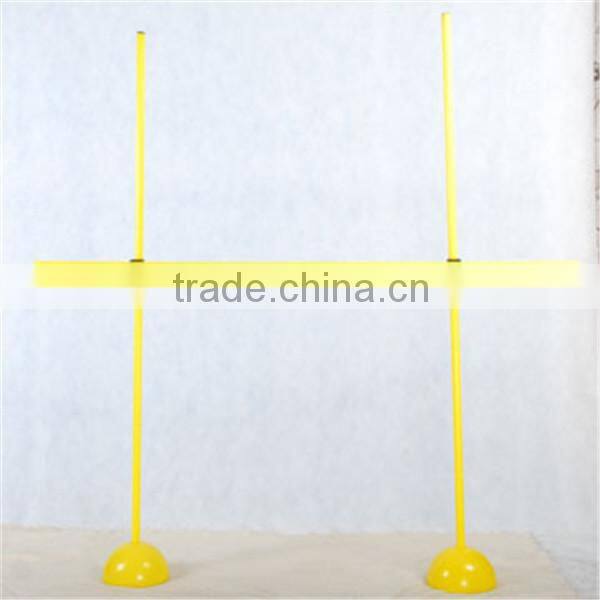 yellow ABS adjustable soccer training hurdle set