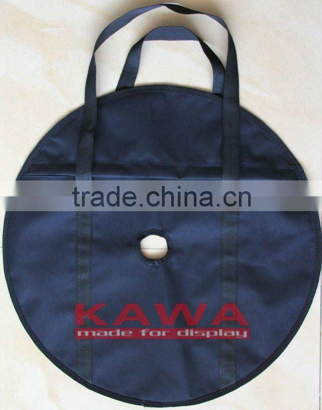 Flying banner sand bag base with square and round type High quality Outdoor Flag sand bag