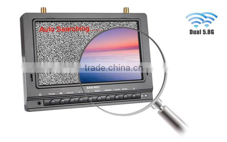7 inch fpv monitor plastic sunshade sunlight readable drone aircraft for aerial photograph