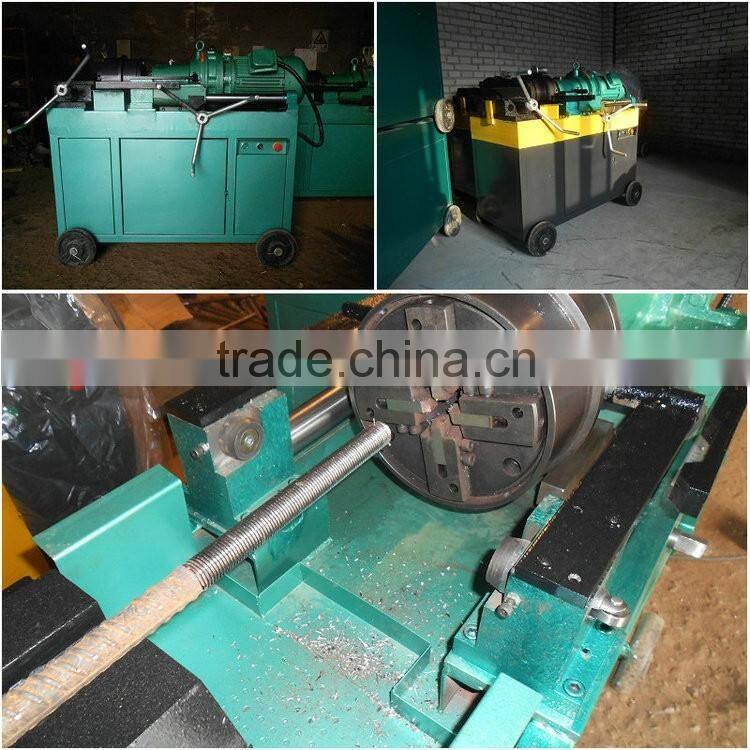 Rebar thread rolling machine