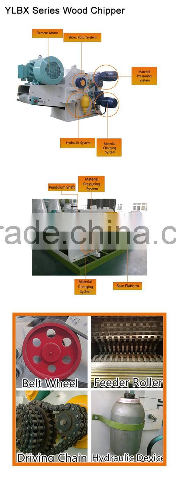 Professional technology wood branches slicing machine made in changzhou China
