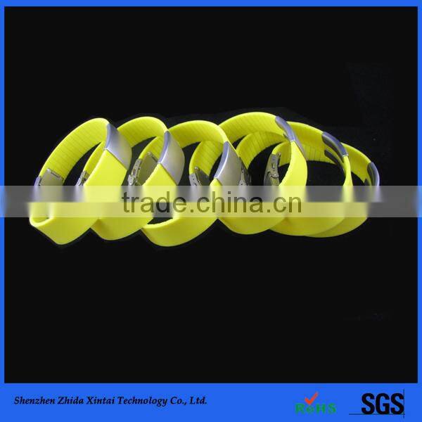 china fashionable cut make silicone id bracelets home