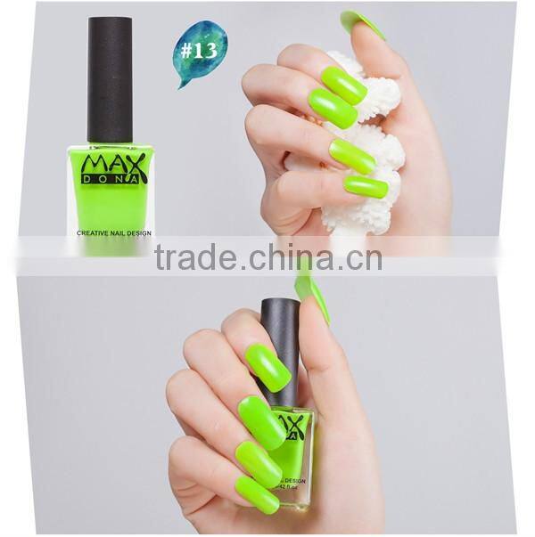 2016 new fashion peel off water based nail polish accept OEM