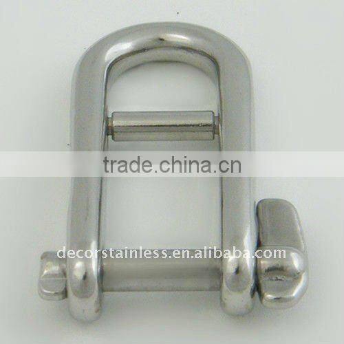 Stainless steel halyard shackles