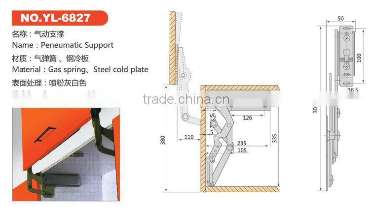 Kitchen Cabinet Drop Down Oil Filled Stay Struts