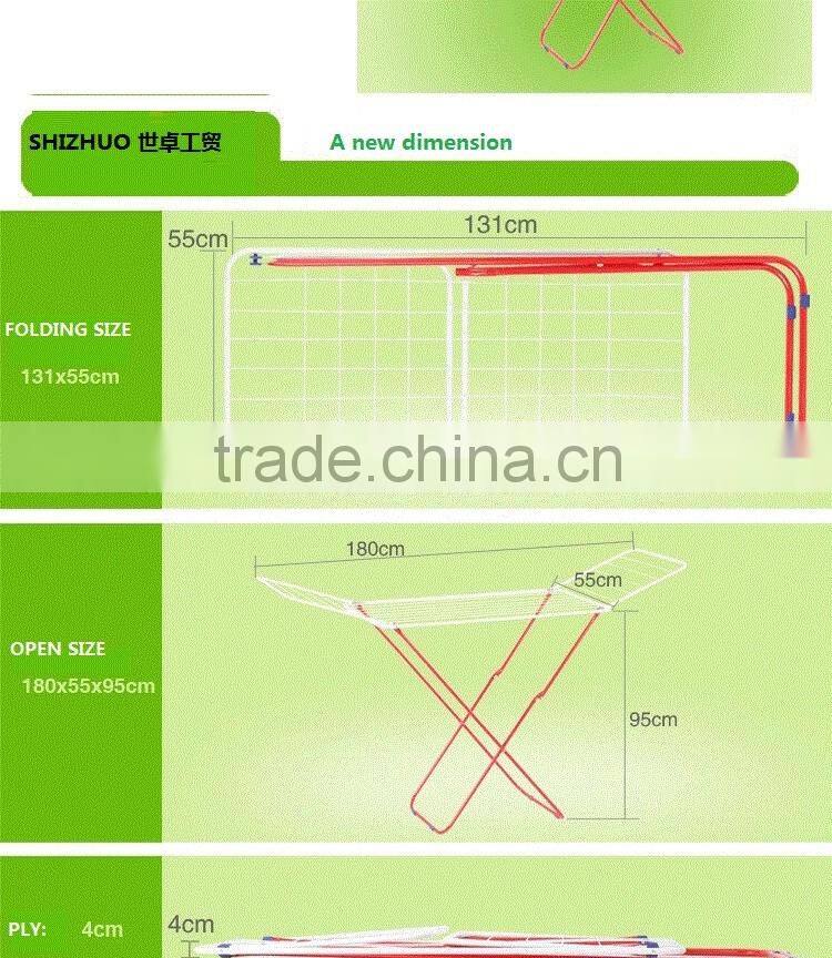 hot sale aluminum foldway folding laundry rack clothes drying rack
