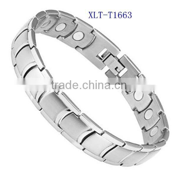 2016 release pressure bio magnetic titanium bracelet with 3000 magnet