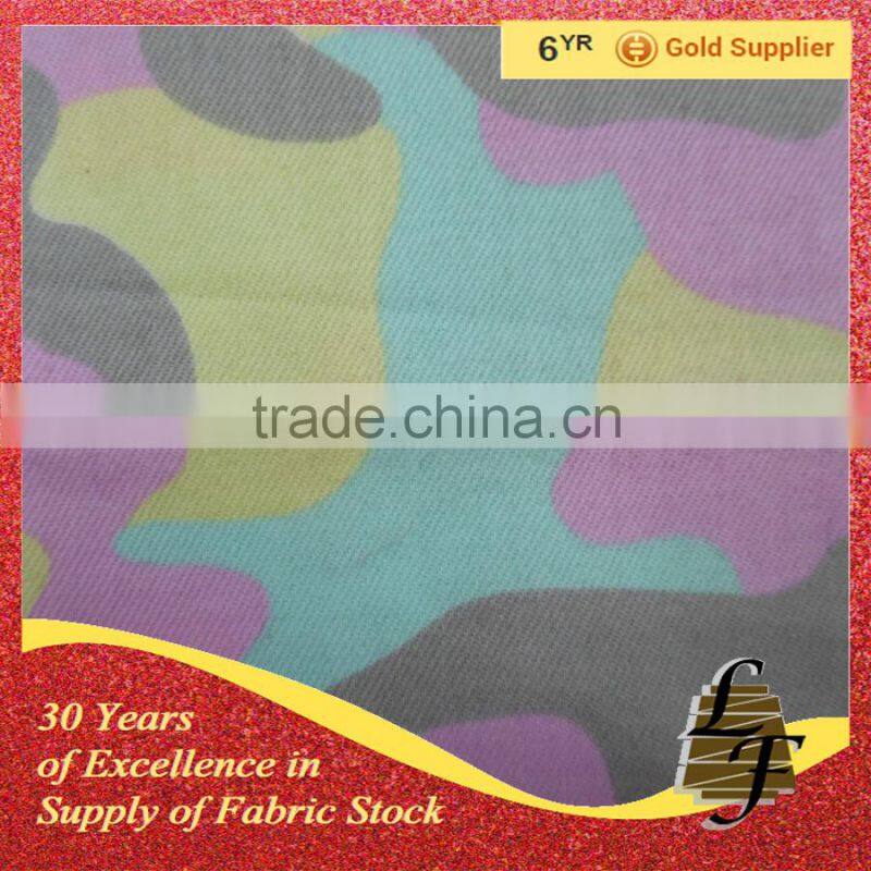 Cotton spandex twill printing fabric(15081113)