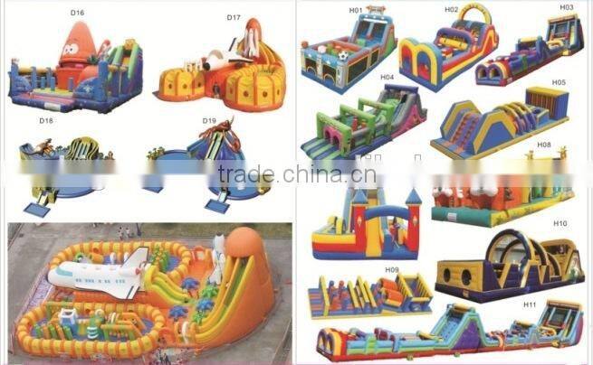 new design big inflatable airplane jumping bouncer for kids playing