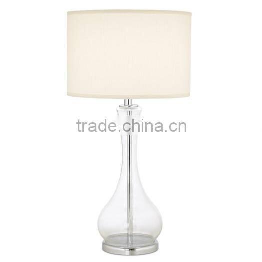 11.1-26 a distinctive appearance glass body a contemporary decor Vineyard Table Lamp with Drum Shade