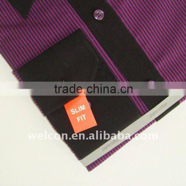100% cotton long sleeve style stripe fashion business casual men brand shirt