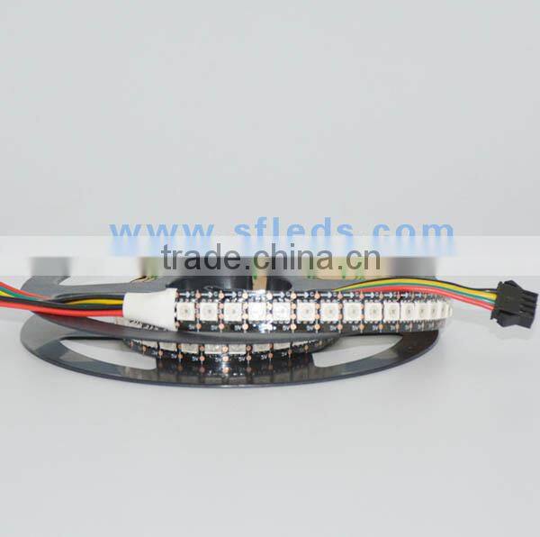 ic ws2811 high density addressable led strip ws2812b rgb led pixel string 144leds/meter with ce rohs approval
