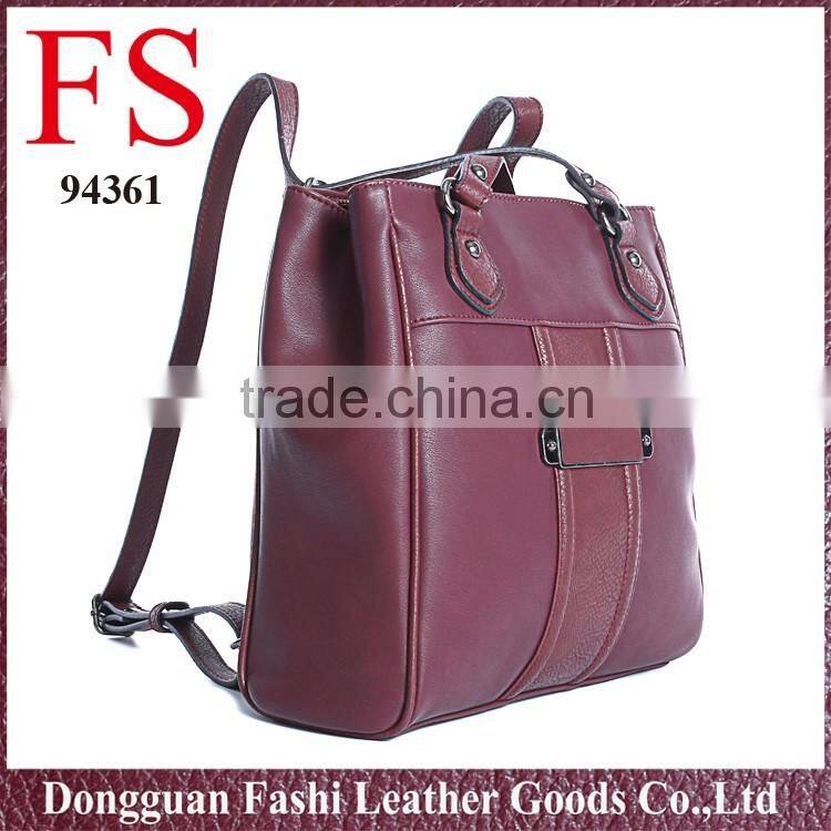 2016 latest high quality fashion pu backpacks