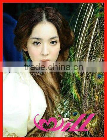 Square Crystal Earrings Fashion Earring Fashion Jewerly Peacock Feather Earring Wholesale Crystal Beads Earring