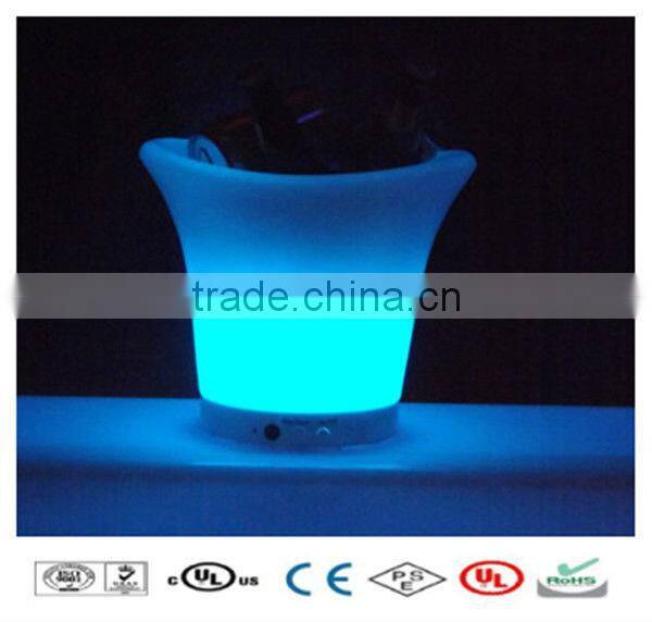 Plastic Color Changing beer Cooler corona ice bucket
