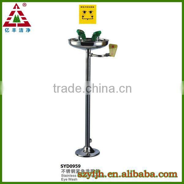 stainless steel emergency shower eyewash