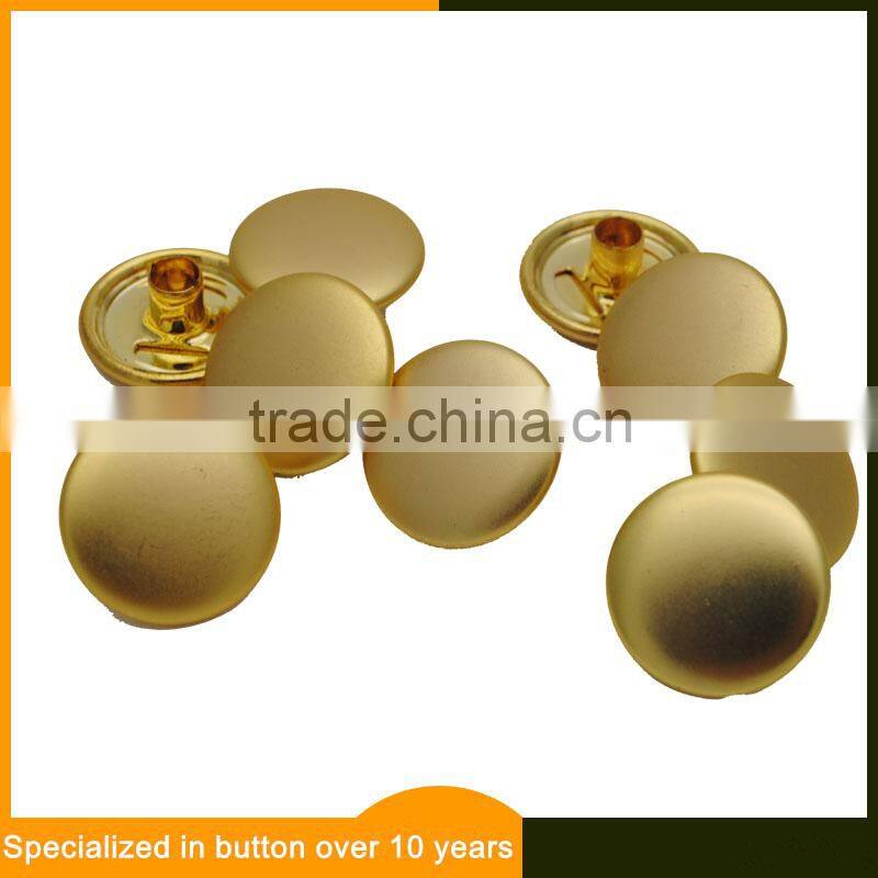 West Germany Gunmetal Color Metal Snap Button