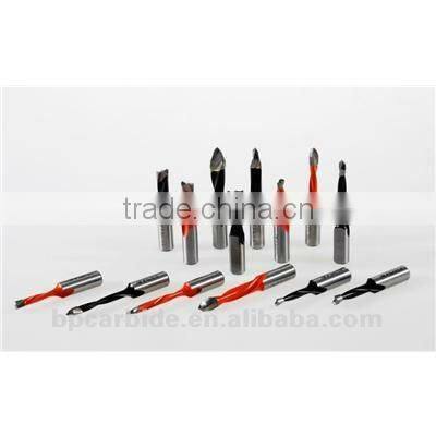 Brad point boring CNC bits for wood working
