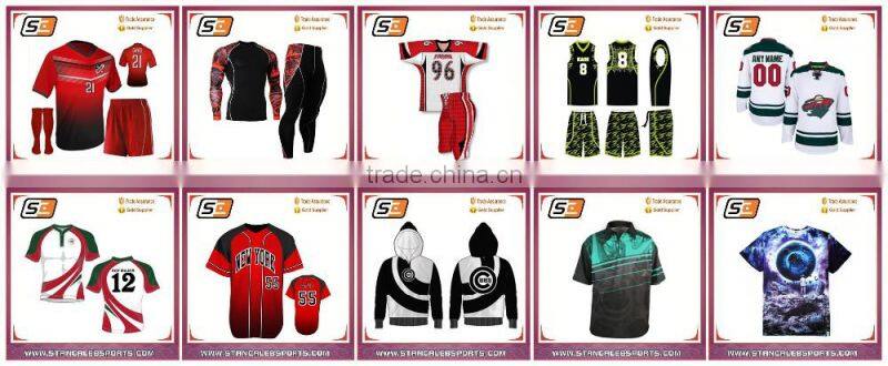 Stan Caleb Mens Compression Top Under Tight Thermal Gym Sports T-shirt sublimation Tight fit rash gaurds