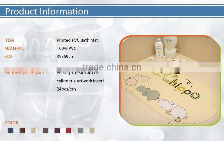 Professional mildew resistant bath mat